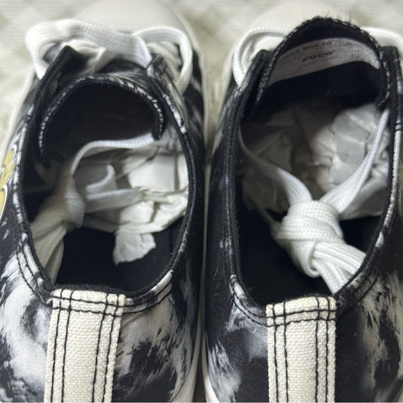New Saints New Orleans Foco Canvas Black/White Shoes Womens Size 10 - Picture 8 of 9